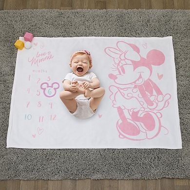 Disney's Minnie Mouse Milestone Baby Blanket