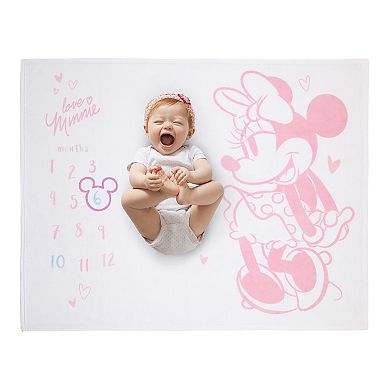 Disney's Minnie Mouse Milestone Baby Blanket