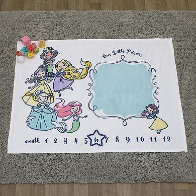 Disney Princess Milestone Baby Blanket