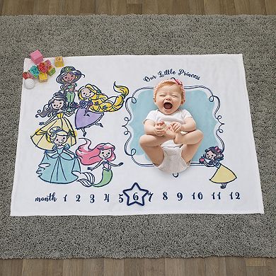 Disney Princess Milestone Baby Blanket