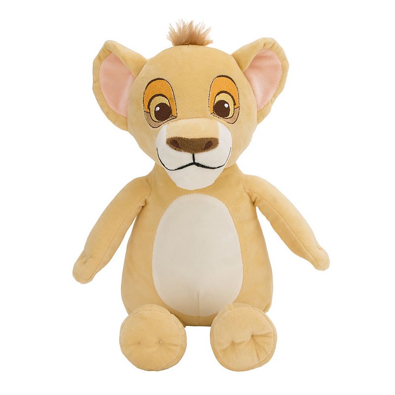 Disneys The Lion King Simba Plush Stuffed Animal, Beig/Green