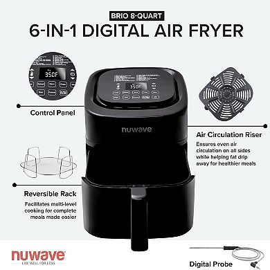 NuWave Brio 8-qt. Digital Air Fryer