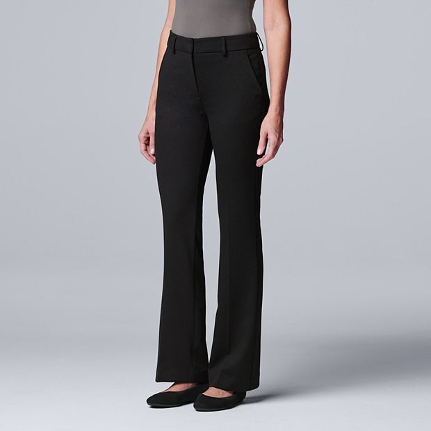 Women's Simply Vera Vera Wang Everyday Movement Utility Pull-On Mid-Rise  Pants