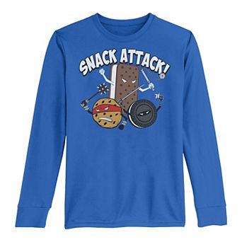 Boys 8-20 Snack Attack Cookies & Ice Cream Long Sleeve Tee