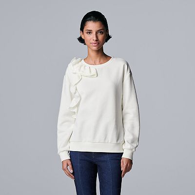 Vera wang sweatshirt sale