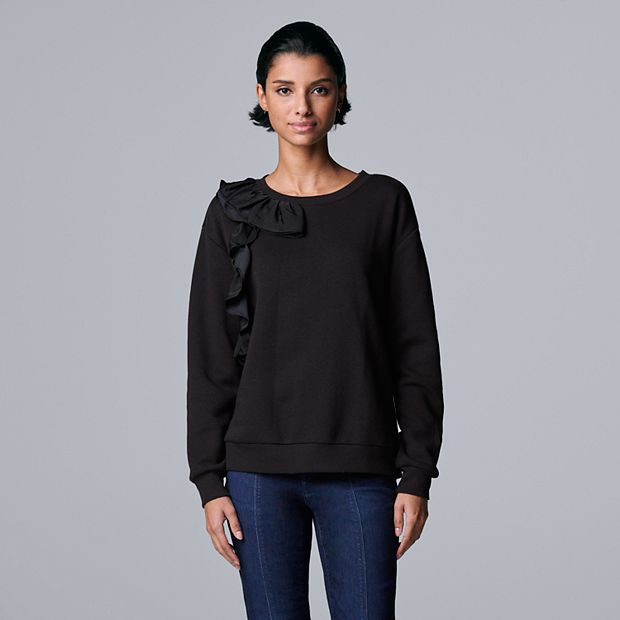 Vera wang outlet sweatshirt