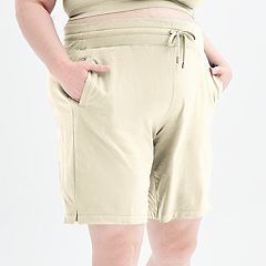 Kohls khaki shorts on sale womens