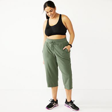 Plus Size Tek Gear® Essential Straight-Leg Capris