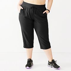 tek gear, Pants & Jumpsuits, Tek Gear Small Pink Black Gymyoga Capri  Legging