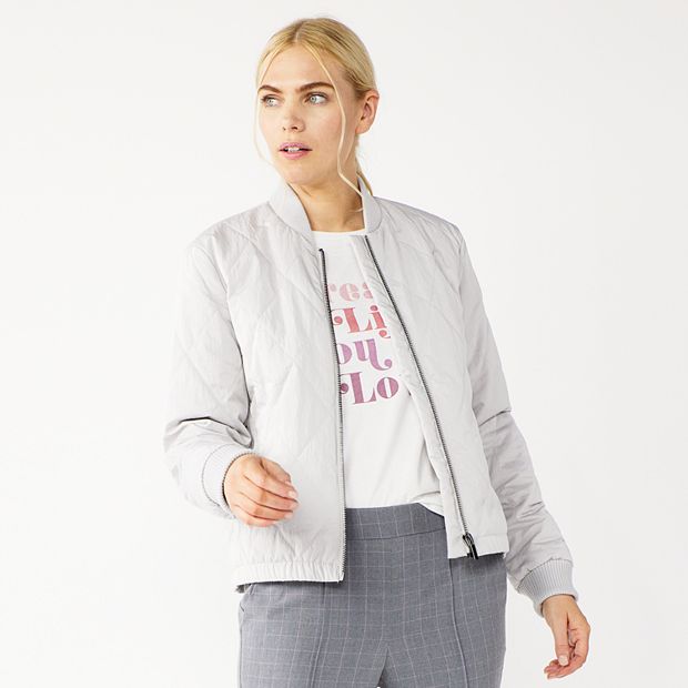 Kohls womens bomber jacket sale