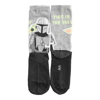 Boys Star Wars The Mandalorian 3-Pack Crew Cut Socks