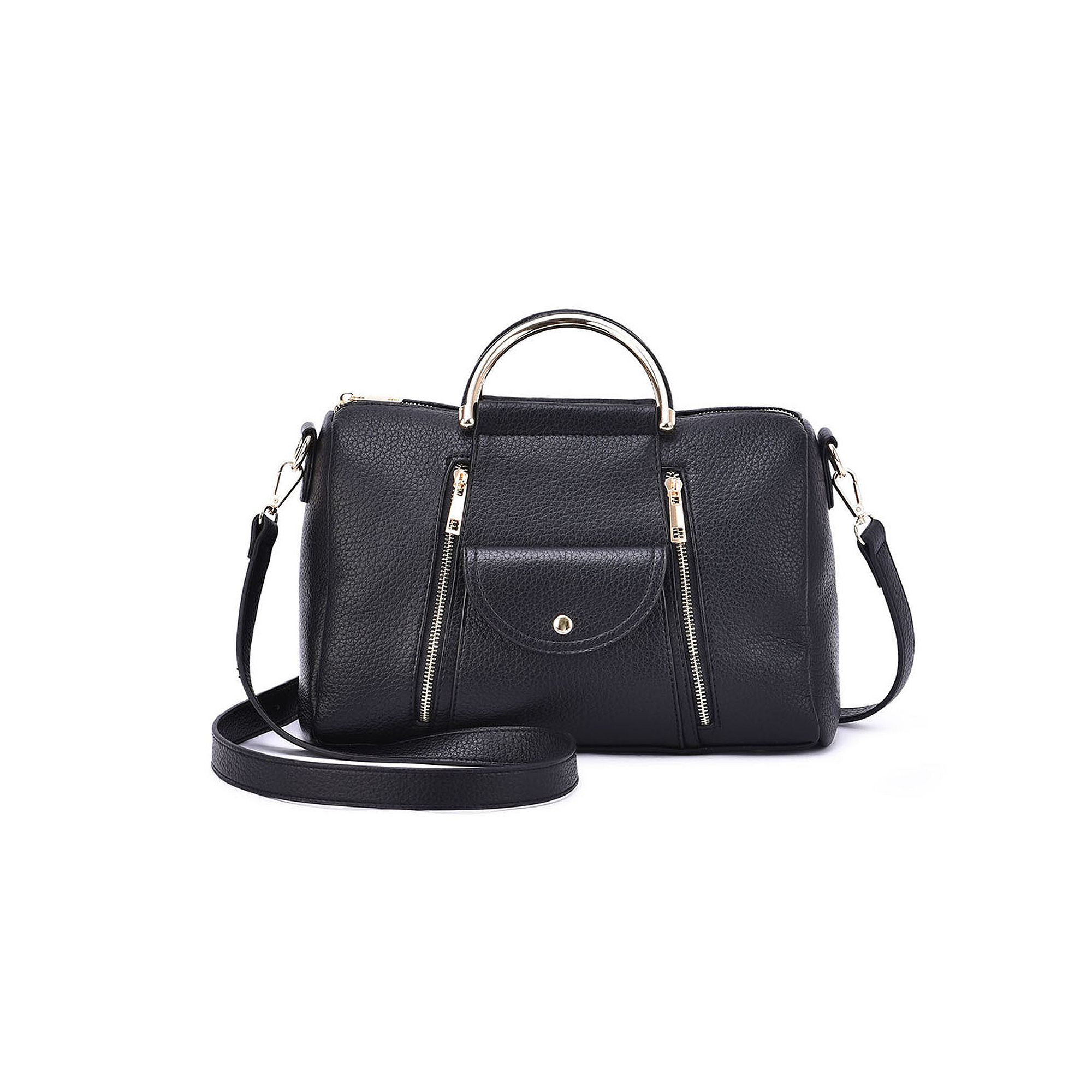Mellow World Vivienne Satchel Bag, Black