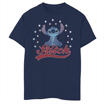 Disney's Lilo & Stitch Boys 8-20 Americana Stitch Portrait Tee