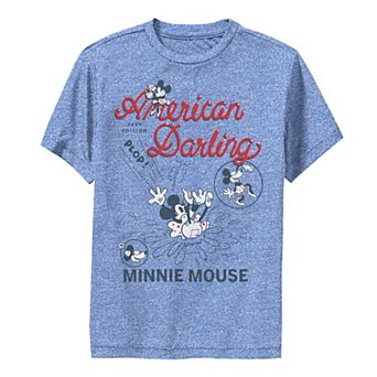 Disney's Minnie Mouse Boys 6-20 American Darling Comic Tee
