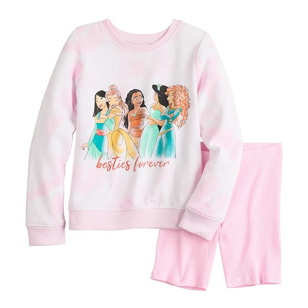 Toddler Girl Disney Princess French Terry Graphic Sweatshirt