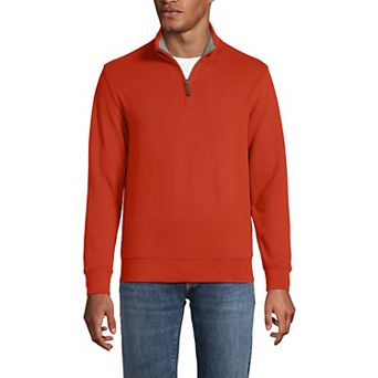 Big & Tall Lands' End Bedford Classic-Fit Ribbed Quarter-Zip Sweater
