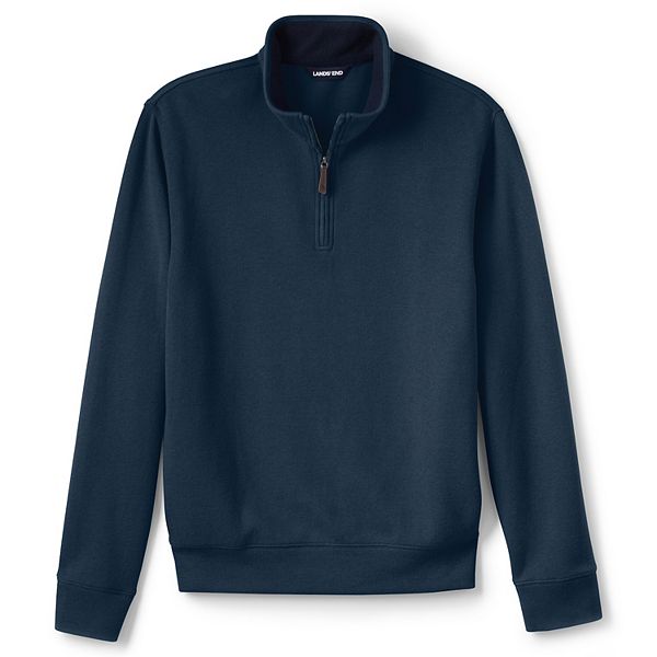 Big & Tall Lands' End Bedford Classic-Fit Ribbed Quarter-Zip Sweater