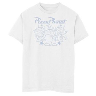 Disney / Pixar's Toy Story Boys 8-20 Pizza Planet Aliens Line Art Tee