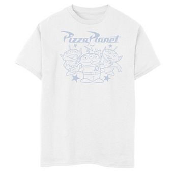 Disney / Pixar's Toy Story Boys 6-20 Pizza Planet Aliens Line Art Tee