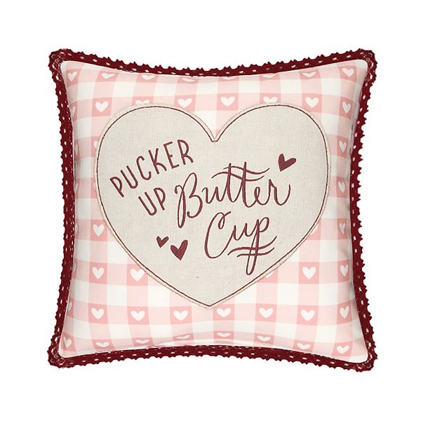 Celebrate Together™ Valentine's Day Pucker Up Throw Pillow