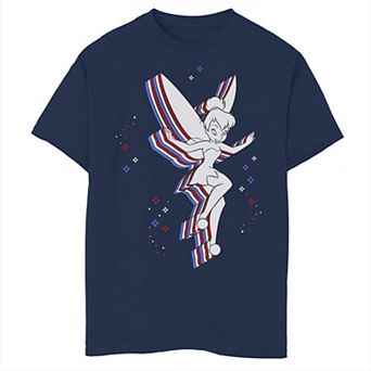 Disney's Peter Pan Tinkerbell Boys 8-20 Americana Tee