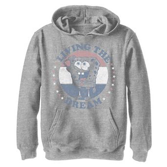 Boys 8-20 Nickelodeon SpongeBob SquarePants Living The Dream Hoodie