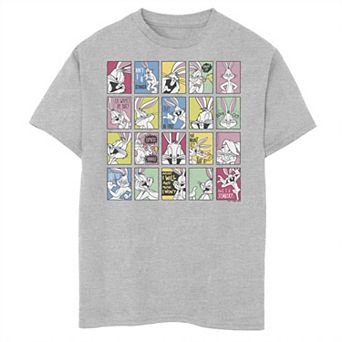 Boys 8-20 Looney Tunes Bugs Bunny Panel Collage Tee