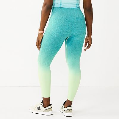 Green Ombre Gymshark Seamless Leggings Ombre Gymshark Adapt Ombre