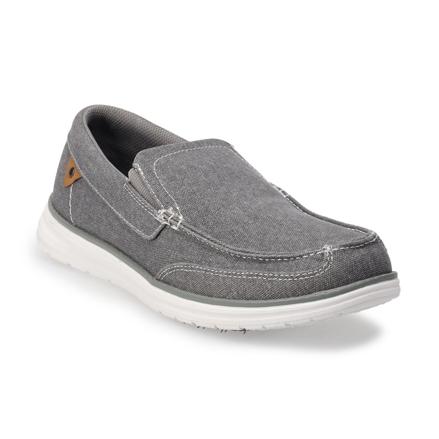 gray slip on shoes