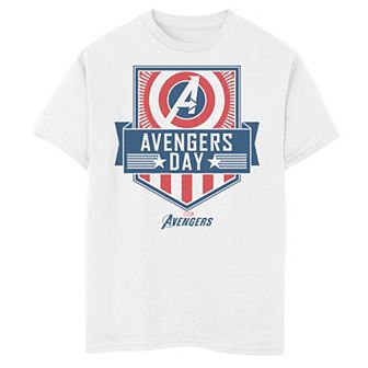 Boys 8-20 Marvel Avengers Game Avengers Day Shield Tee