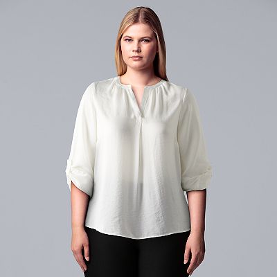 Simply Vera Vang Blouse Size orders 1X