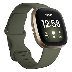 Fitbit Versa 3 Smartwatch - Olive Green Kohl's Exclusive Color (FB511GLOL)