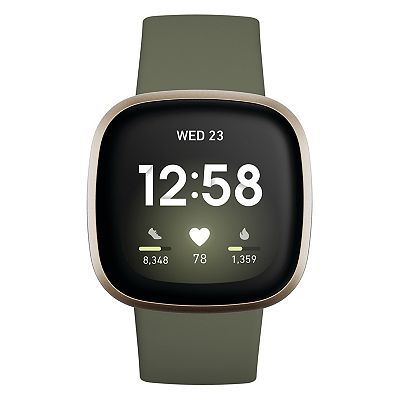 Fitbit store Versa 3 Smartwatch - Olive Green