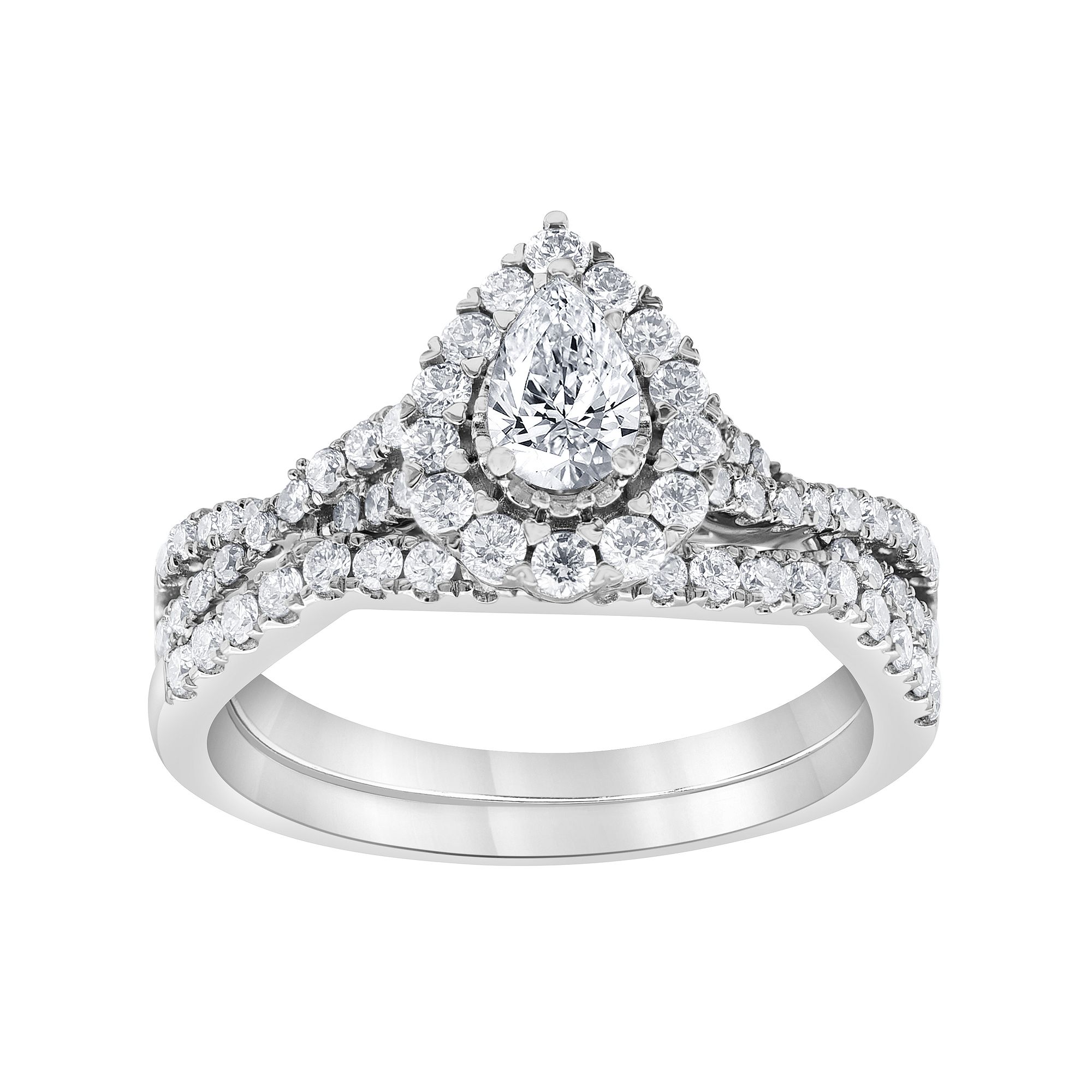 Evolv 14k White Gold 1 Carat T.W. IGI Certified Lab-Grown Diamond Engagemen