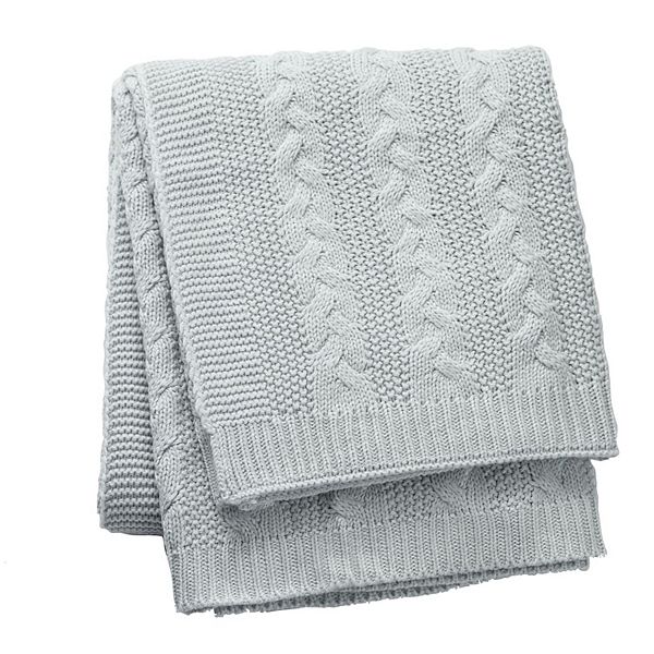 Allied Home Aromatherapy Cable Knit Throw Blanket