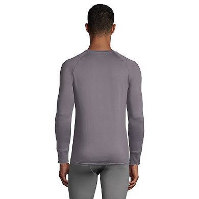 Big & Tall Lands' End Stretch Thermaskin Long Underwear Crewneck Base Layer Top