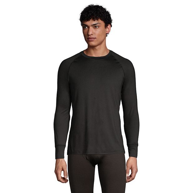 Big & Tall Lands' End Stretch Thermaskin Long Underwear Crewneck Base Layer  Top