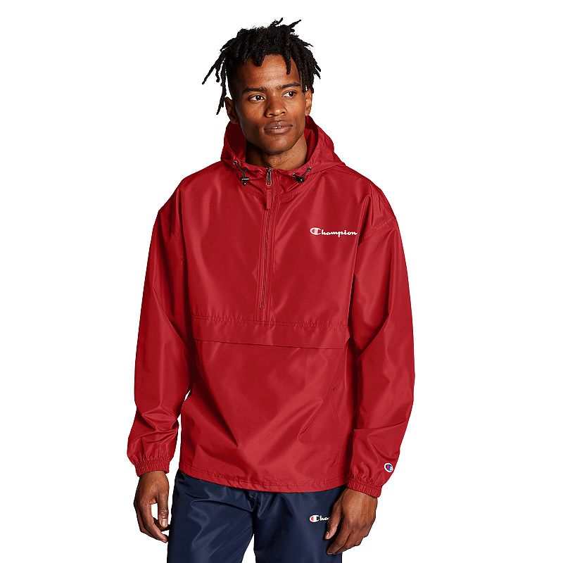UPC 738994737250 product image for Men's Champion Packable Jacket, Size: Medium, Red | upcitemdb.com