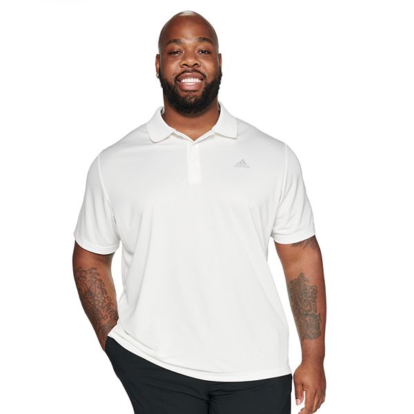 Adidas big and hot sale tall polo shirts