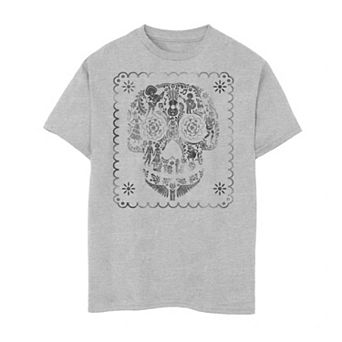 Disney / Pixar's Coco Boys 8-20 Sugar Skull Characters Guitar Tee