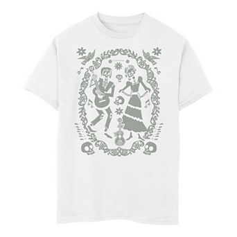 Disney / Pixar's Coco Boys 6-20 Dancing Skeletons Tee
