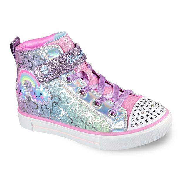 kit TVstation Symptomer Skechers® Twinkle Toes Twinkle Sparks Magic-Tastic Girls' Light Up High Top  Shoes