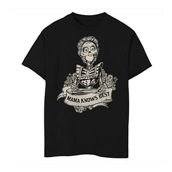 Disney / Pixar's Coco Tia Victoria Boys 6-20 Mama Knows Best Portrait Tee