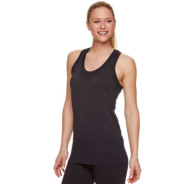 GAIAM - Warrior Seamless Scoopneck Workout Top - Size S