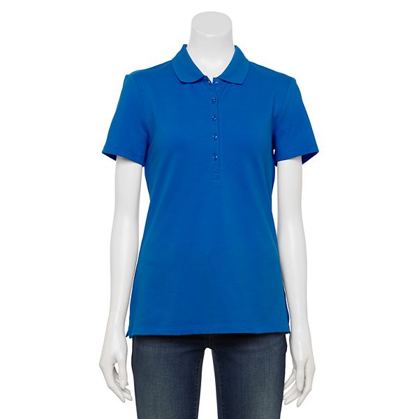 Women's Croft & Barrow® Essential Classic Pique Polo Shirt