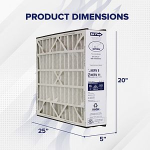 Trion 259112-103 Air Bear 20.5 x 19.75 x 4.78 In MERV 11 Purifier Filter (4 Ct) - 3