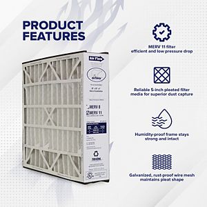 Trion 259112-103 Air Bear 20.5 x 19.75 x 4.78 In MERV 11 Purifier Filter (4 Ct) - 2