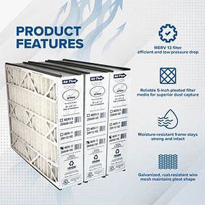 Trion 266649-102 Air Bear 20 x 25 x 5 Inch MERV 13 Air Purifier Filter (3 Pack) - 3