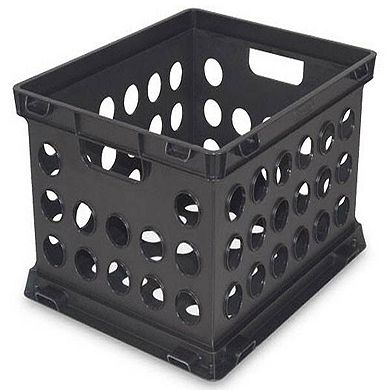 Sterilite 16939006 Plastic Heavy Duty File Crate Stacking Storage Containers (6 Pack)