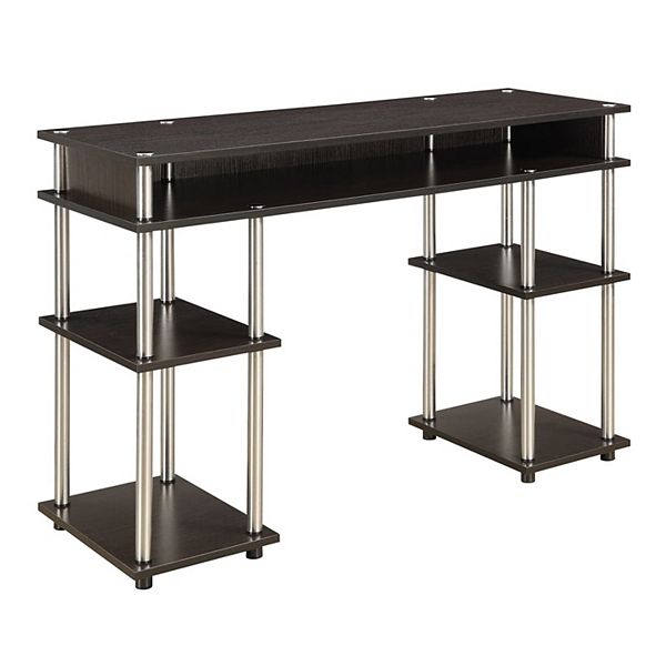 Convenience Concepts Designs2Go Dorm Home Office Student Desk, Espresso Finish